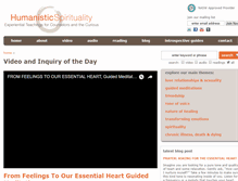 Tablet Screenshot of humanisticspirituality.org